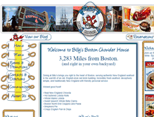Tablet Screenshot of bostonchowderhouse.com